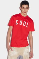 Dsquared2 Iconic Cool T-Shirt WHITE/RED D2