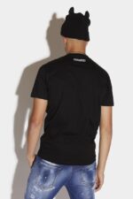 Dsquared2 Iconic Cool T-Shirt WHITE/RED D2 WHITE - Image 2
