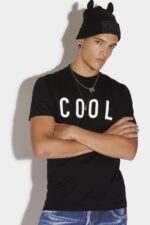 Dsquared2 Iconic Cool T-Shirt WHITE/RED D2 WHITE - Image 3