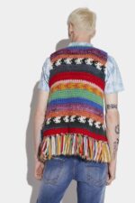 Dsquared2 Iconic Crochet Vest FANTASY - Image 2
