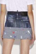 Dsquared2 Iconic Cuff Mini Skirt - Image 4