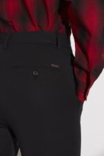 Dsquared2 Iconic Cuffed Bell Bottom Trousers D2 BLACK - Image 5