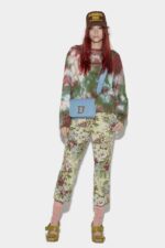 Dsquared2 Iconic Cuffed Bell Bottom Trousers D2 FANTASY
