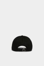 Dsquared2 Iconic D2 Baseball Cap BLACK2 D2 - Image 2