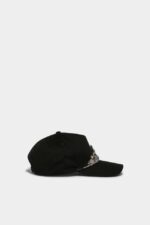 Dsquared2 Iconic D2 Baseball Cap BLACK2 D2 - Image 4