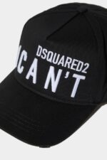 Dsquared2 Iconic D2 Baseball Cap BLACK3 D2 - Image 5