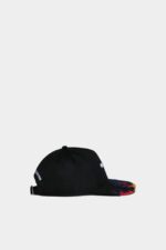 Dsquared2 Iconic D2 Baseball Cap BLACK D2 - Image 4