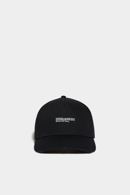 Dsquared2 Iconic D2 Baseball Cap BLACK/FANTASY