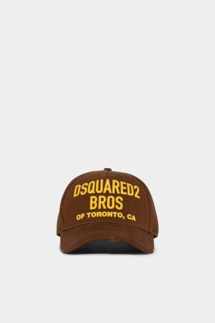 Dsquared2 Iconic D2 Baseball Cap BLACK/RED