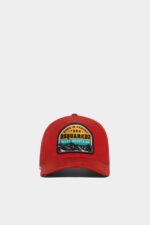 Dsquared2 Iconic D2 Baseball Cap D2 RED - Image 3