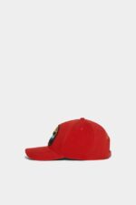Dsquared2 Iconic D2 Baseball Cap D2 RED - Image 4