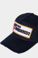 Dsquared2 Iconic D2 Baseball Cap NAVY - Image 5