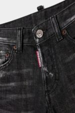 Dsquared2 Iconic D2 Kids Denim Jeans BLACK - Image 3