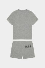 Dsquared2 Iconic D2 Kids Jumpsuit GREY - Image 2
