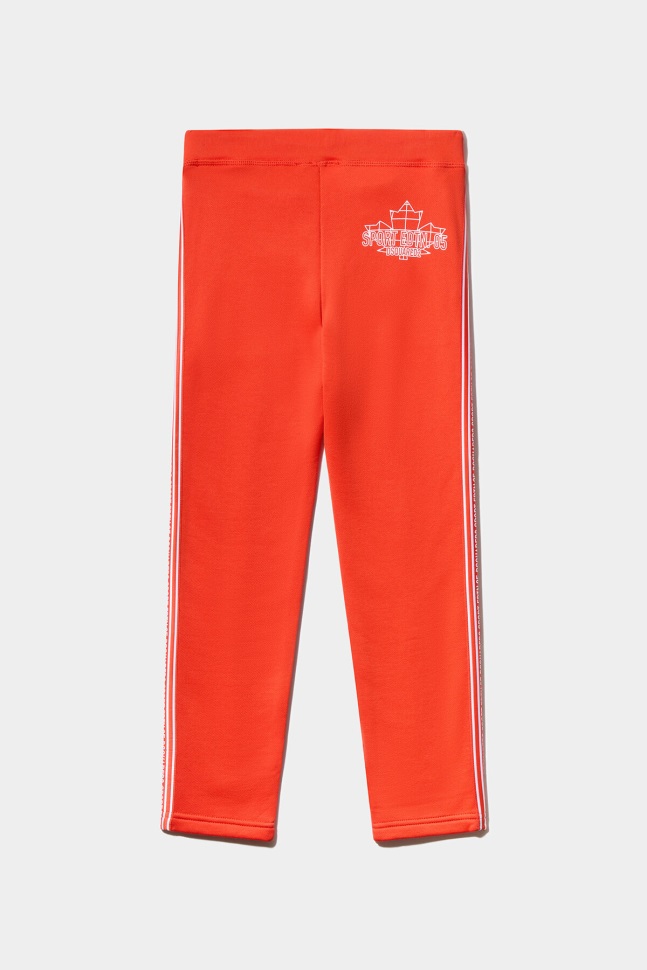 Dsquared2 Iconic D2 Kids Sport Edtn.05 Sweatpants ORANGE - Image 2