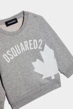 Dsquared2 Iconic D2 Kids Sweatshirt GREY - Image 3