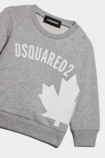 Dsquared2 Iconic D2 Kids Sweatshirt GREY - Image 4