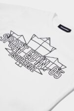 Dsquared2 Iconic D2 Kids T-Shirt WHITE - Image 3