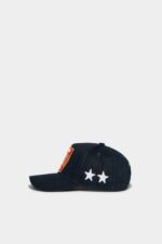 Dsquared2 Iconic D2 Patch Baseball Cap D2 BLACK - Image 3