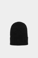 Dsquared2 Iconic D2 Patch Beanie BLACK/FANTASY - Image 2