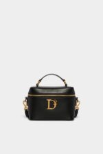 Dsquared2 Iconic D2 Statement Crossbody Bag BLACK/LIGHT BLUE - Image 2