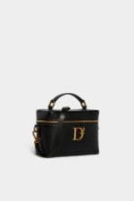 Dsquared2 Iconic D2 Statement Crossbody Bag BLACK/LIGHT BLUE - Image 4
