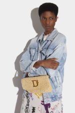Dsquared2 Iconic D2 Statement Shoulder Bag
