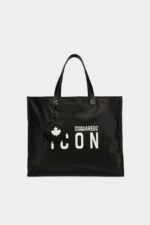Dsquared2 Iconic D2 Statement Shoulder Bag BLACK