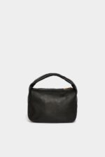 Dsquared2 Iconic D2 Statement Soft Hobo Bag BLACK/NUDE - Image 2