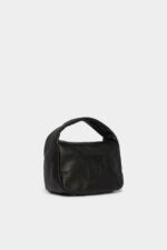 Dsquared2 Iconic D2 Statement Soft Hobo Bag BLACK/NUDE - Image 3