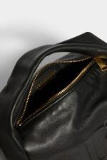 Dsquared2 Iconic D2 Statement Soft Hobo Bag BLACK/NUDE - Image 4