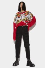 Dsquared2 Iconic D2 Tiger Boston Jeans