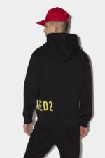Dsquared2 Iconic D2 Tiger Cool Hoodie BLACK - Image 2