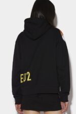 Dsquared2 Iconic D2-Tiger Cool Hoodie BLACK - Image 2