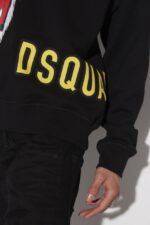 Dsquared2 Iconic D2 Tiger Cool Hoodie BLACK - Image 4