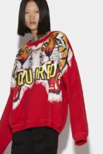 Dsquared2 Iconic D2 Tiger Cool Sweater - Image 3