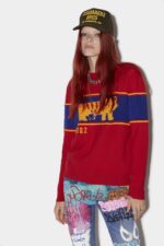 Dsquared2 Iconic D2 Tiger Round Neck Sweater