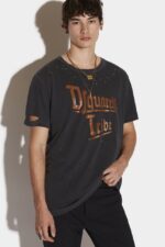 Dsquared2 Iconic D2 Tribe Destroy T-Shirt