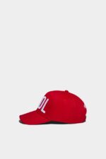 Dsquared2 Iconic D2Kids Baseball Cap ECLIPSE BLUE/TANGO RED - Image 3