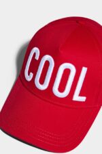 Dsquared2 Iconic D2Kids Baseball Cap ECLIPSE BLUE/TANGO RED - Image 5