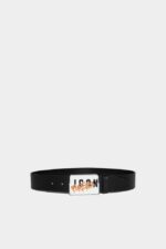 Dsquared2 Iconic D2Kids Belt BLACK - Image 2