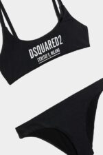 Dsquared2 Iconic D2Kids Bikini BRIGHT RED/BLACK - Image 3