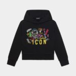 Dsquared2 Iconic D2Kids Hoodie BLACK