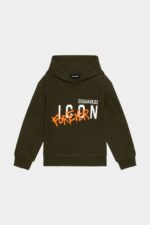 Dsquared2 Iconic D2Kids Hoodie BLACK/WHITE