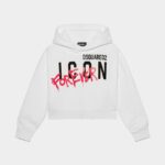 Dsquared2 Iconic D2Kids Hoodie WHITE