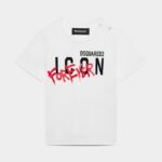 Dsquared2 Iconic D2Kids Icon Forever T-Shirt BLACK/BLACK