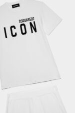 Dsquared2 Iconic D2Kids Icon Pyjamas GREEN/WHITE - Image 3