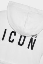 Dsquared2 Iconic D2Kids Icon Robe WHITE - Image 4