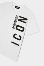 Dsquared2 Iconic D2Kids Icon T-Shirt WHITE - Image 3