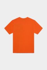 Dsquared2 Iconic D2Kids Icon T-Shirt WHITE/ORANGE - Image 2